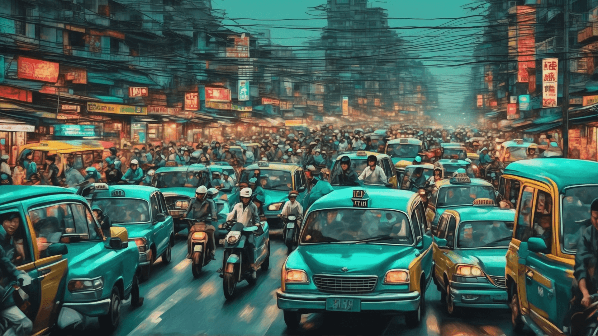Traffic in Hà Nội